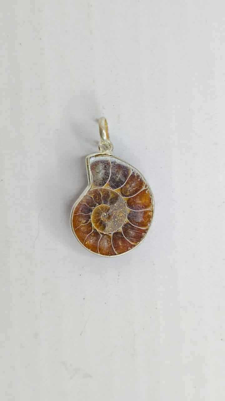 Ammonite Pendant – A Timeless Fossil of Growth & Positive Energy