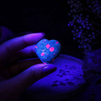 Aeora Rocks Natural Ruby Fuchsite Heart Crystal – Healing Stone for Love, Compassion & Positive Energy