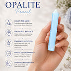 Aeora Rocks Opalite Crystal Pencil Tower – Stone for Calm, Intuition, Meditation, Emotional Balance & Positive Energy