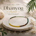 Aeora Rocks Dhanyog Crystal Anklet for Women – Handmade Gemstone Anklet with Citrine, Green Aventurine, Tiger Eye, Pyrite & Clear Quartz | Adjustable Prosperity, Balance & Positive Energy Anklet