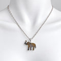 Elephant Agate Pendant Necklace – Natural Stone Elephant Charm | Aeora Rocks
