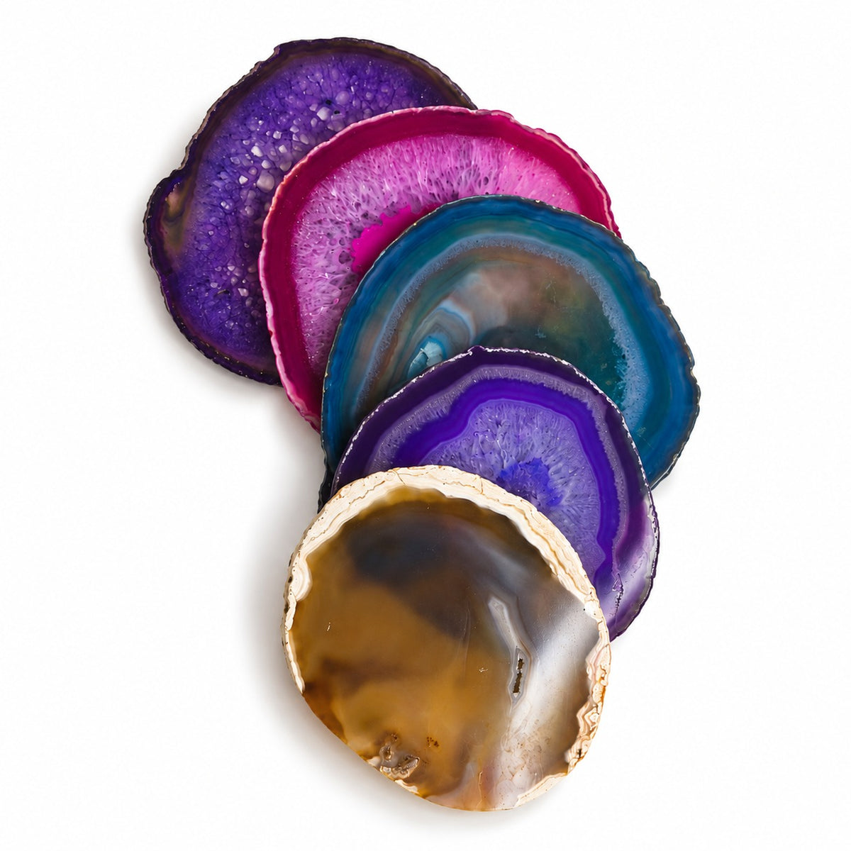Agate Slice Natural Stone for Home Decor | Aeora Rocks