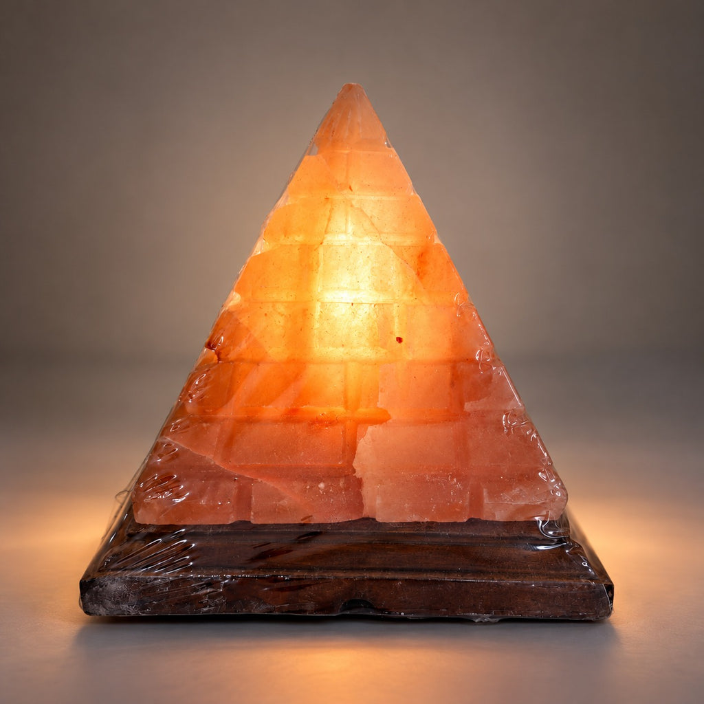 Himalayan Pink Rock Salt Lamp Pyramid – Aeora Rocks