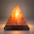 Himalayan Pink Rock Salt Lamp Pyramid – Aeora Rocks