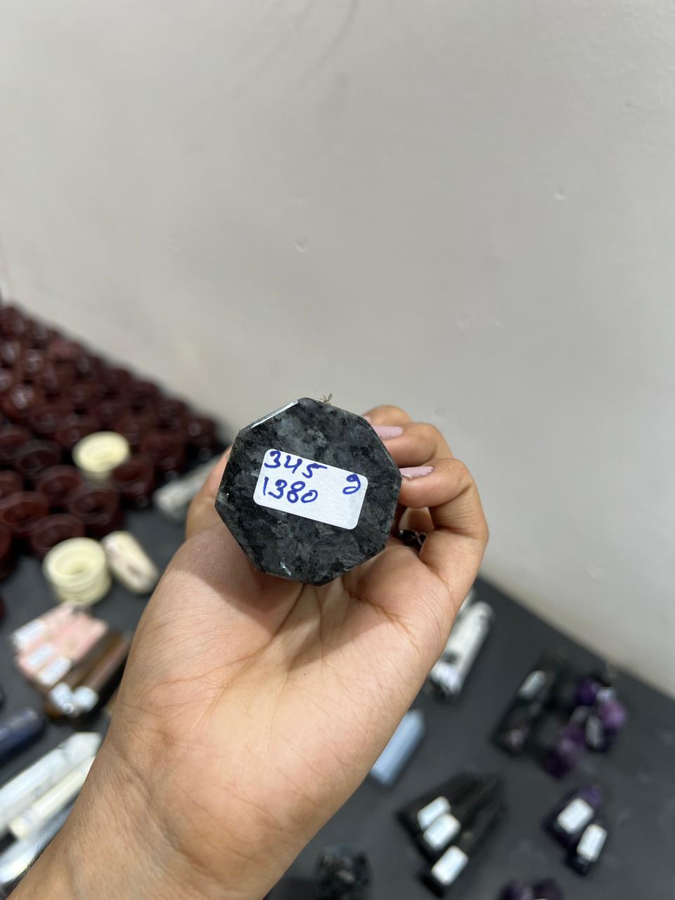 larvikite tower 345g - AEORA ROCKS INDIA -Healing Crystals superstore
