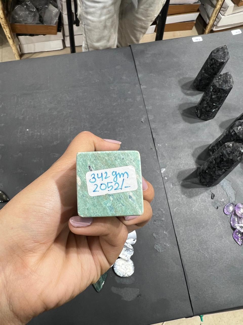 Ruby Zoisite Tower 342g - AEORA ROCKS INDIA -Healing Crystals superstore