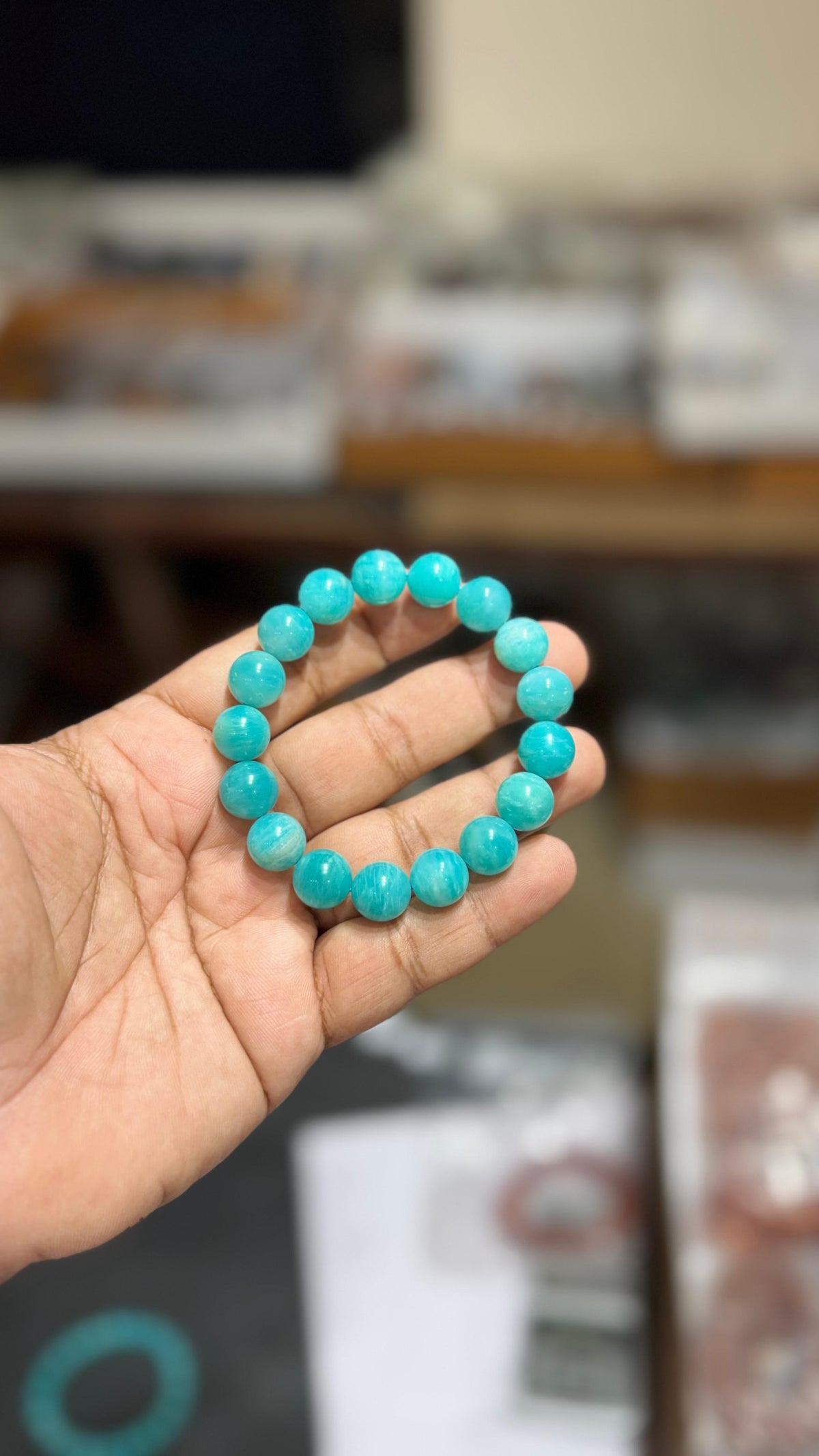 Amazonite Bracelet - AEORA ROCKS INDIA -Healing Crystals superstore