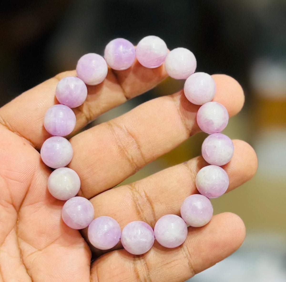 Kunzite Bracelet - AEORA ROCKS INDIA -Healing Crystals superstore