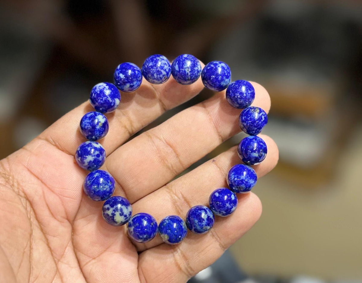Lapis Lazuli Bracelet - AEORA ROCKS INDIA -Healing Crystals superstore