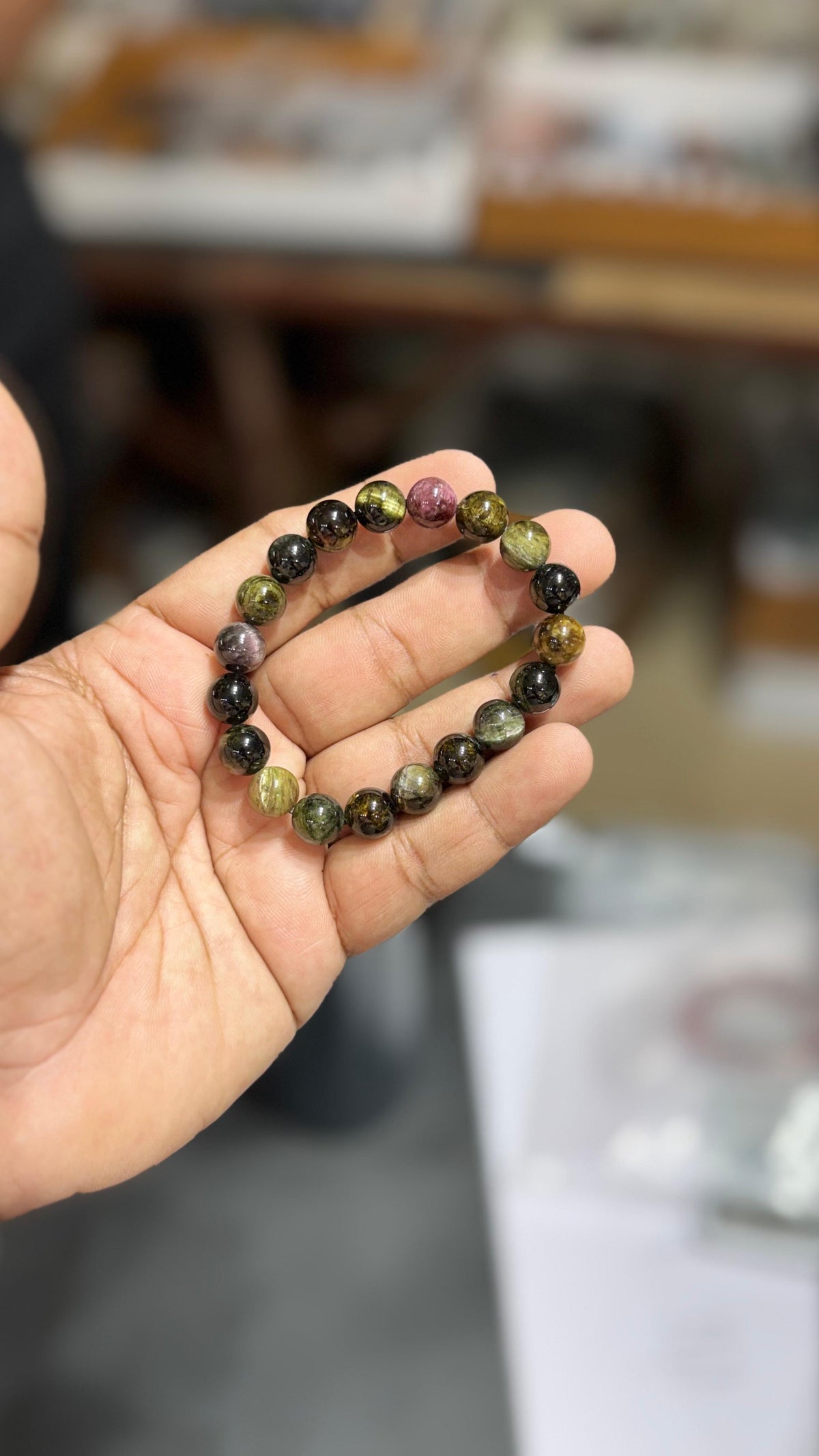 Star Tourmaline Bracelet - AEORA ROCKS INDIA -Healing Crystals superstore
