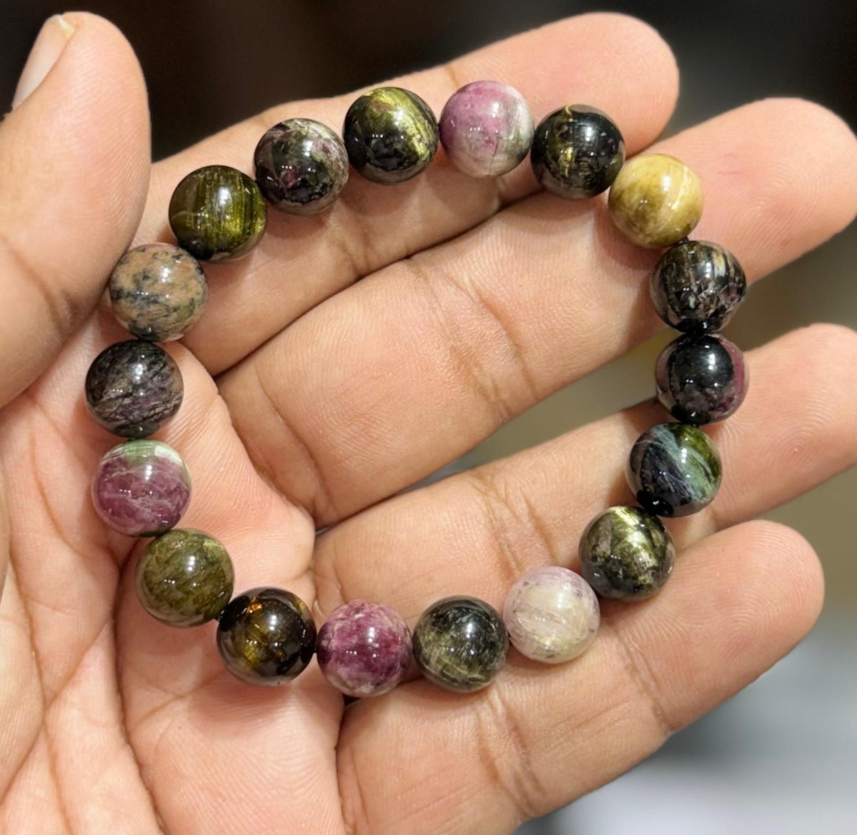 Star Tourmaline Bracelet - AEORA ROCKS INDIA -Healing Crystals superstore