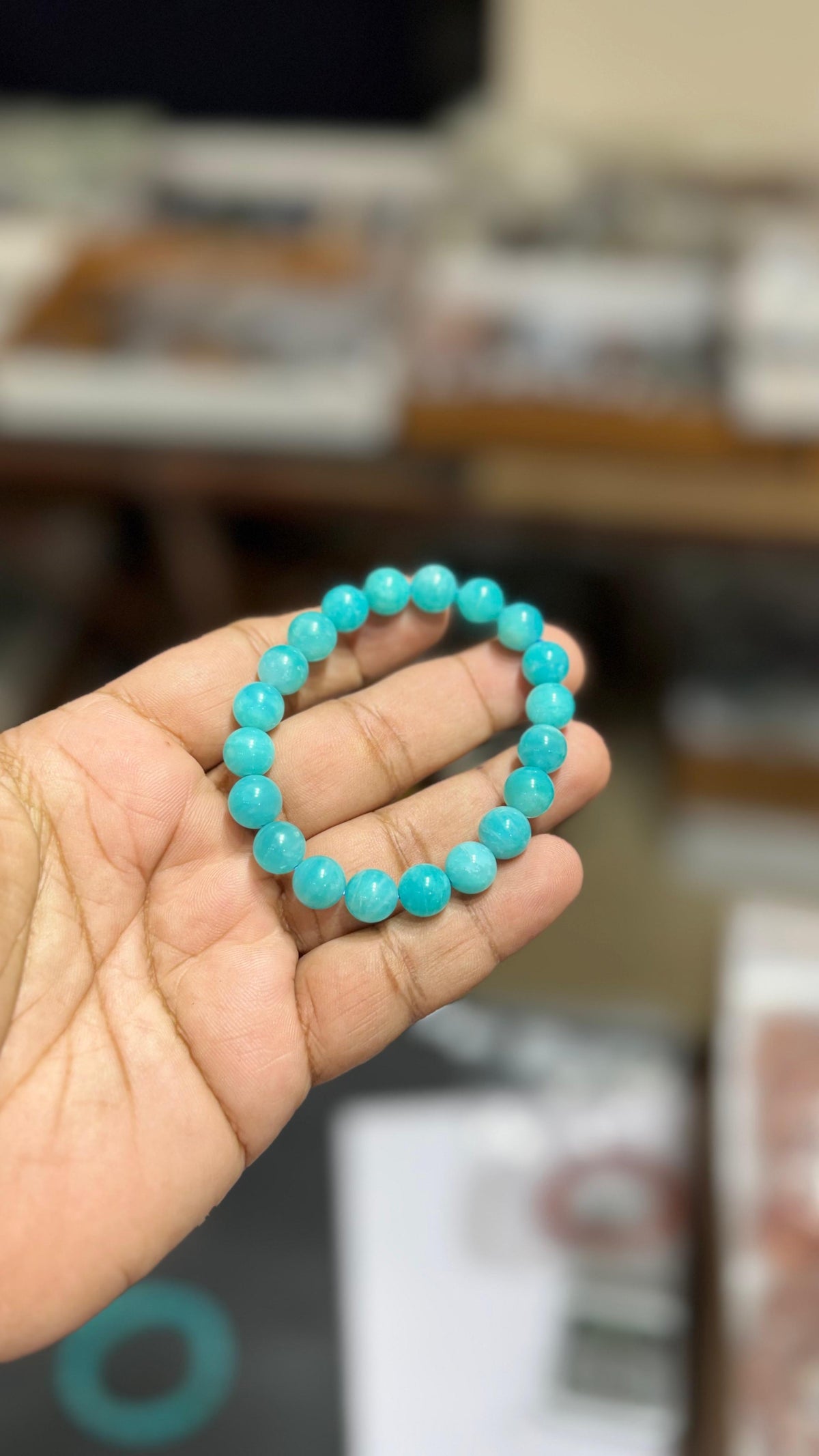 Amazonite Bracelet - AEORA ROCKS INDIA -Healing Crystals superstore