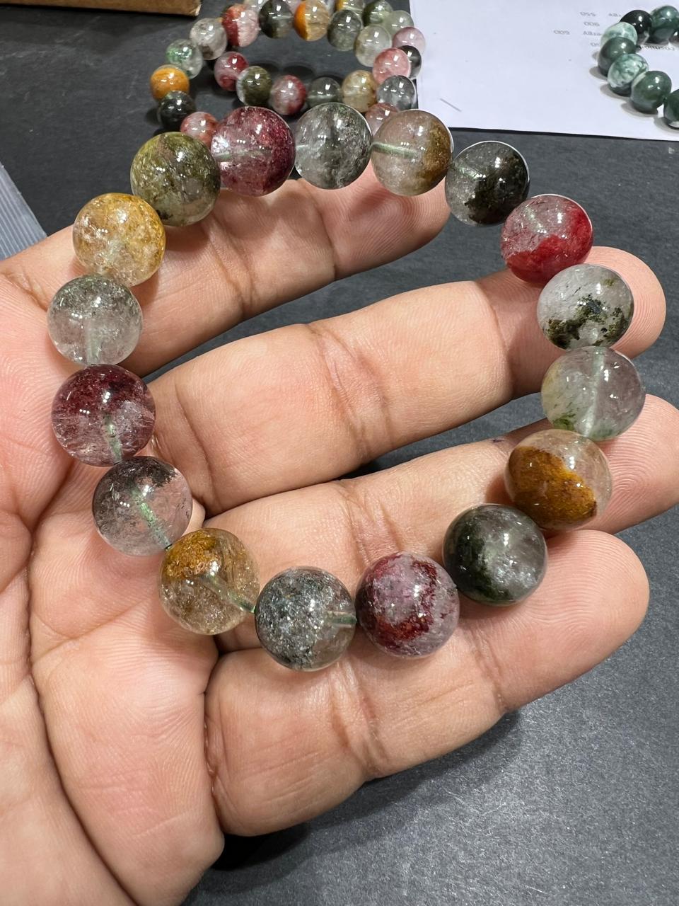 Lodolite Bead Bracelet 30% off - AEORA ROCKS INDIA -Healing Crystals superstore