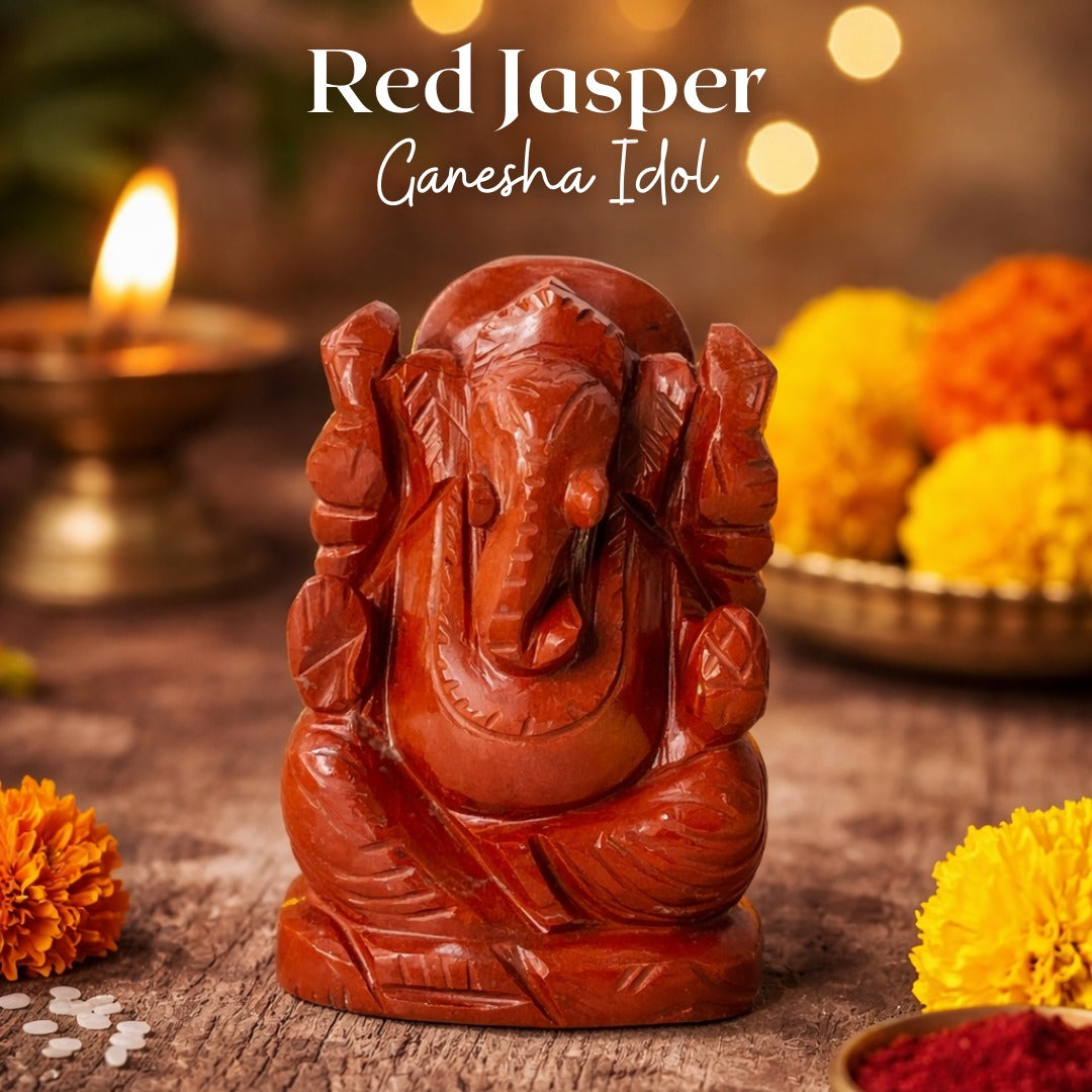 Red Jasper Ganesha