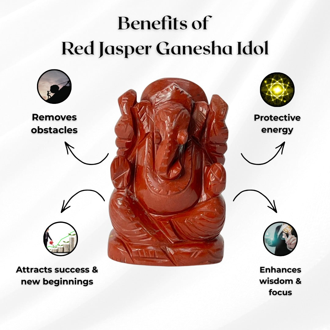 Red Jasper Ganesha