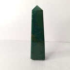 Bloodstone Obelisk/Tower :Healing Point for Vitality & Courage - AEORA ROCKS INDIA -Healing Crystals superstore