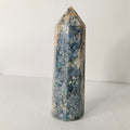 Natural Blue Kyanite Point Tower – Alignment & Communication Crystal Obelisk - AEORA ROCKS INDIA -Healing Crystals superstore
