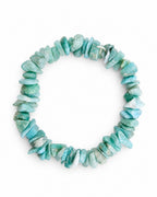 Larimar Chips Bracelet | Blue Gemstone | Aeora Rocks