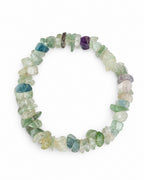 Multi Fluorite Chips Bracelet – Colourful Gemstone Bracelet | Aeora Rocks