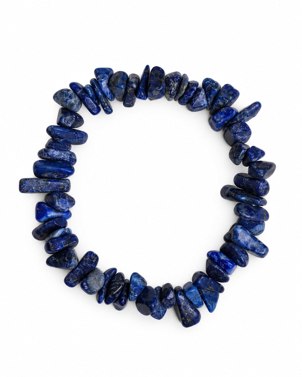 Lapis Lazuli Chips Bracelet | Blue Gemstone | Aeora Rocks