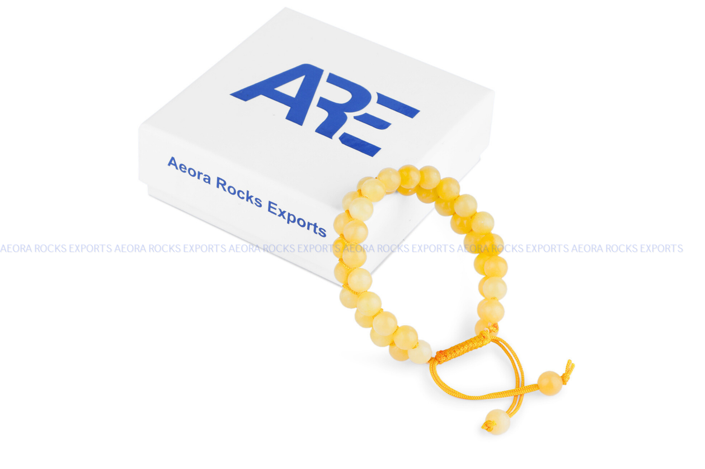 Yellow Calcite String Bracelet in India - Aeora Rocks