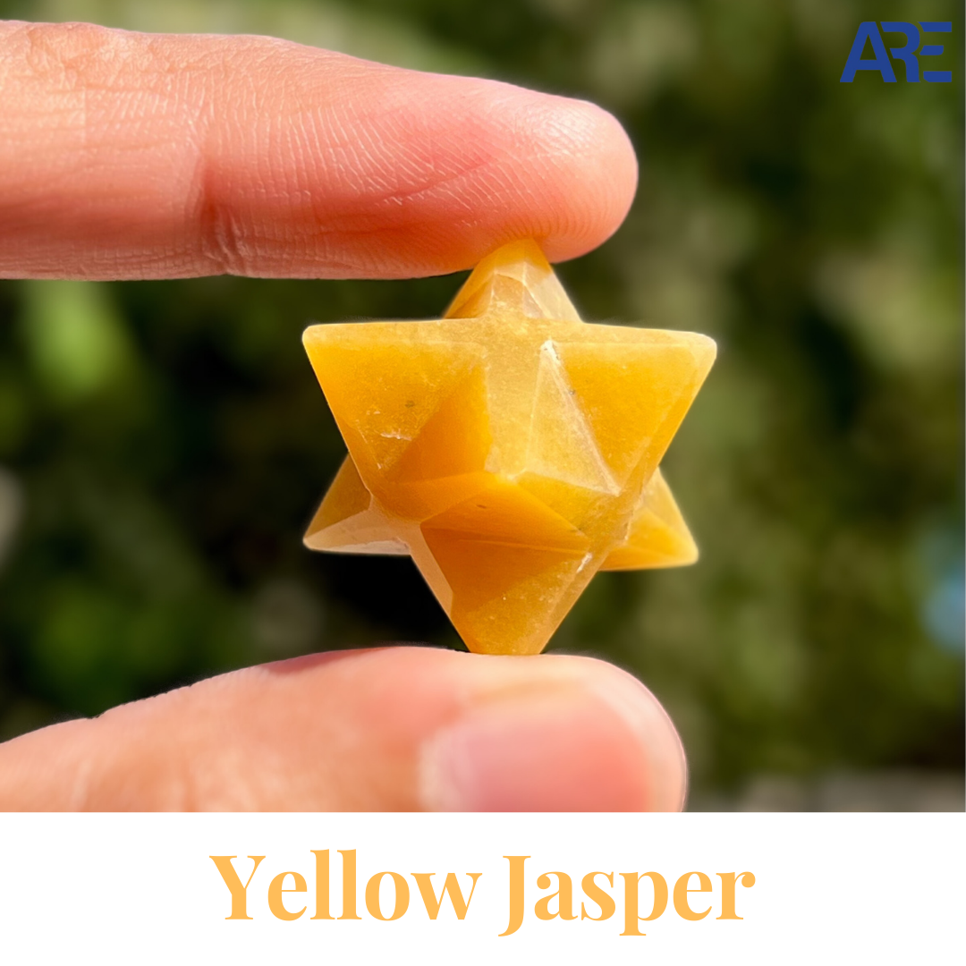 Yellow Jasper Merkaba