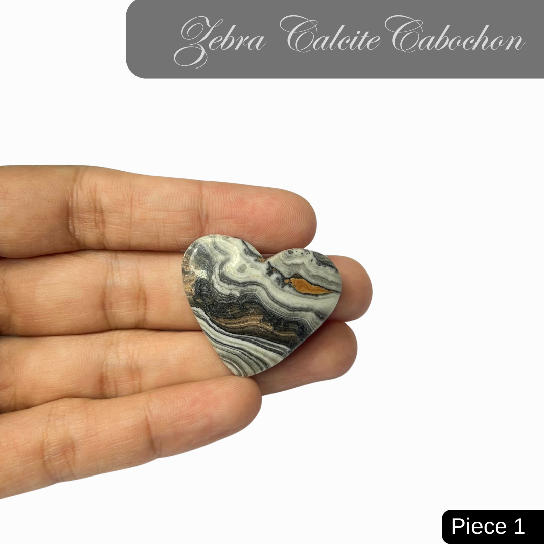 Zebra Calcite Cabochons
