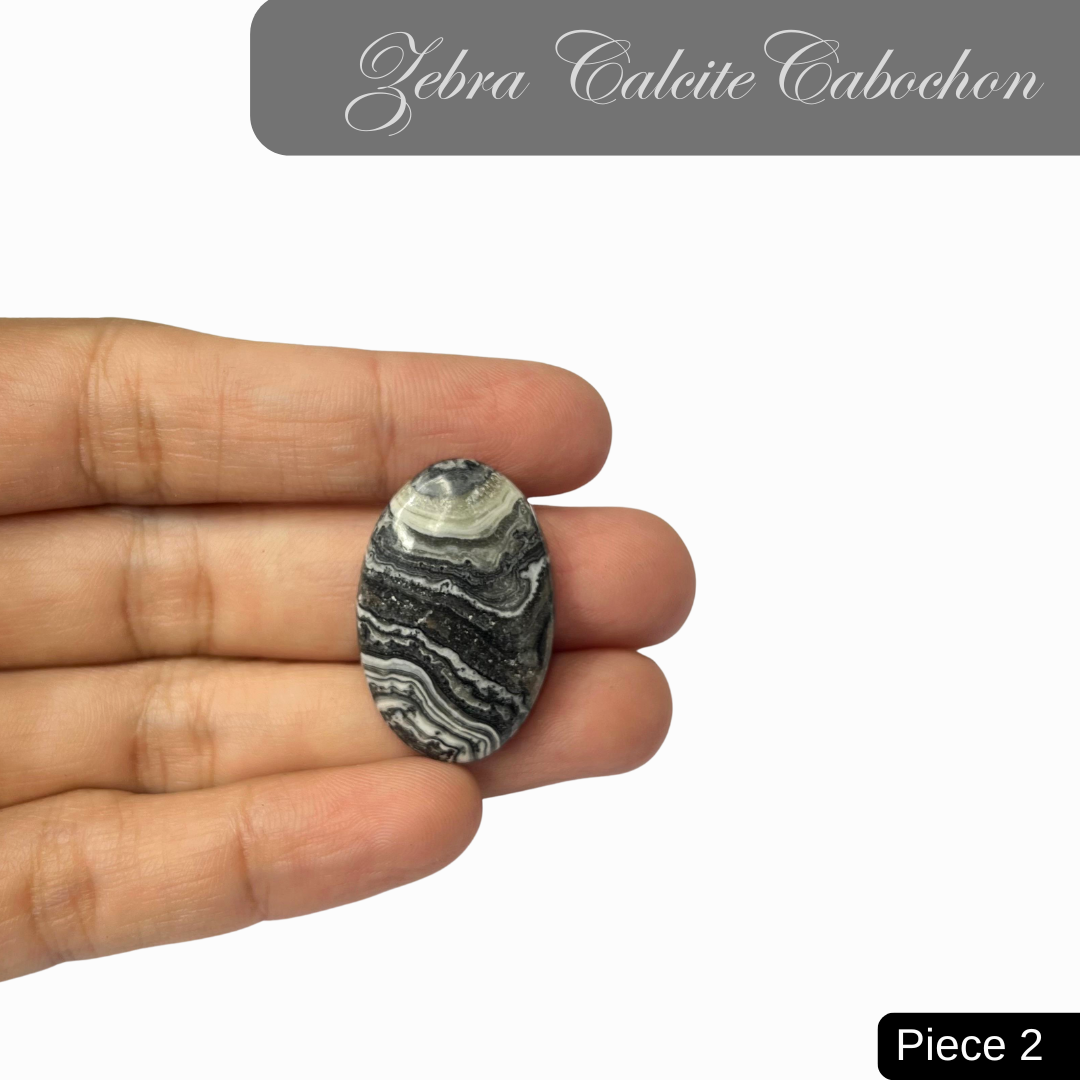 Zebra Calcite Cabochons - AEORA ROCKS INDIA -Healing Crystals superstore
