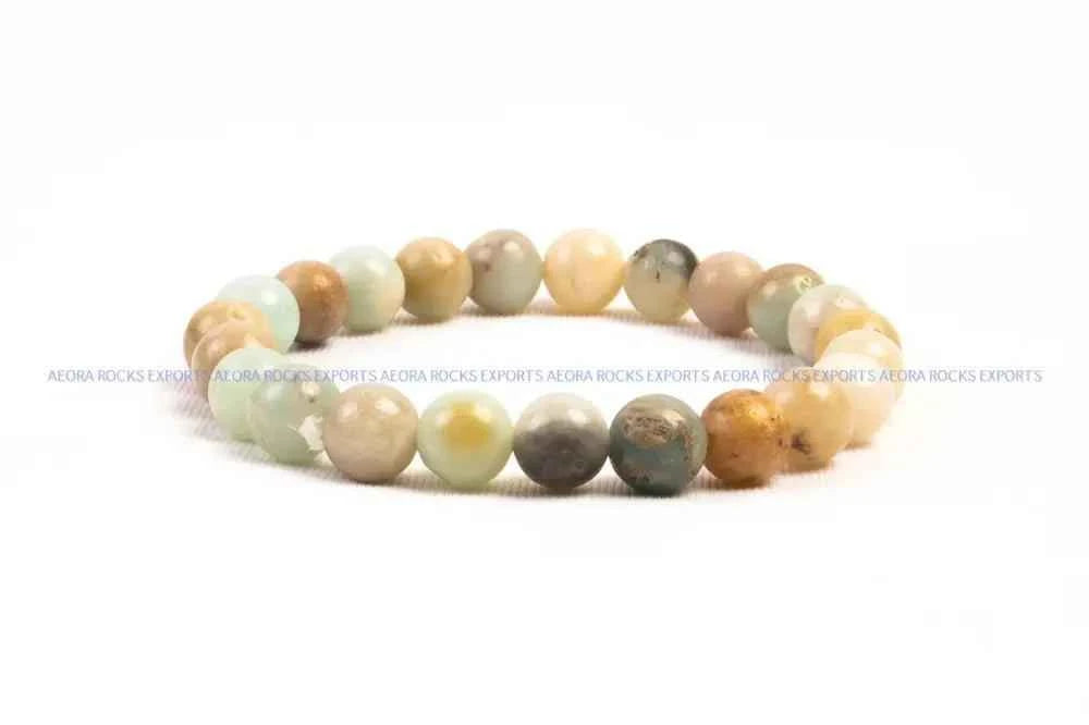 Amazonite Bead Bracelet in India - Aeora Rocks