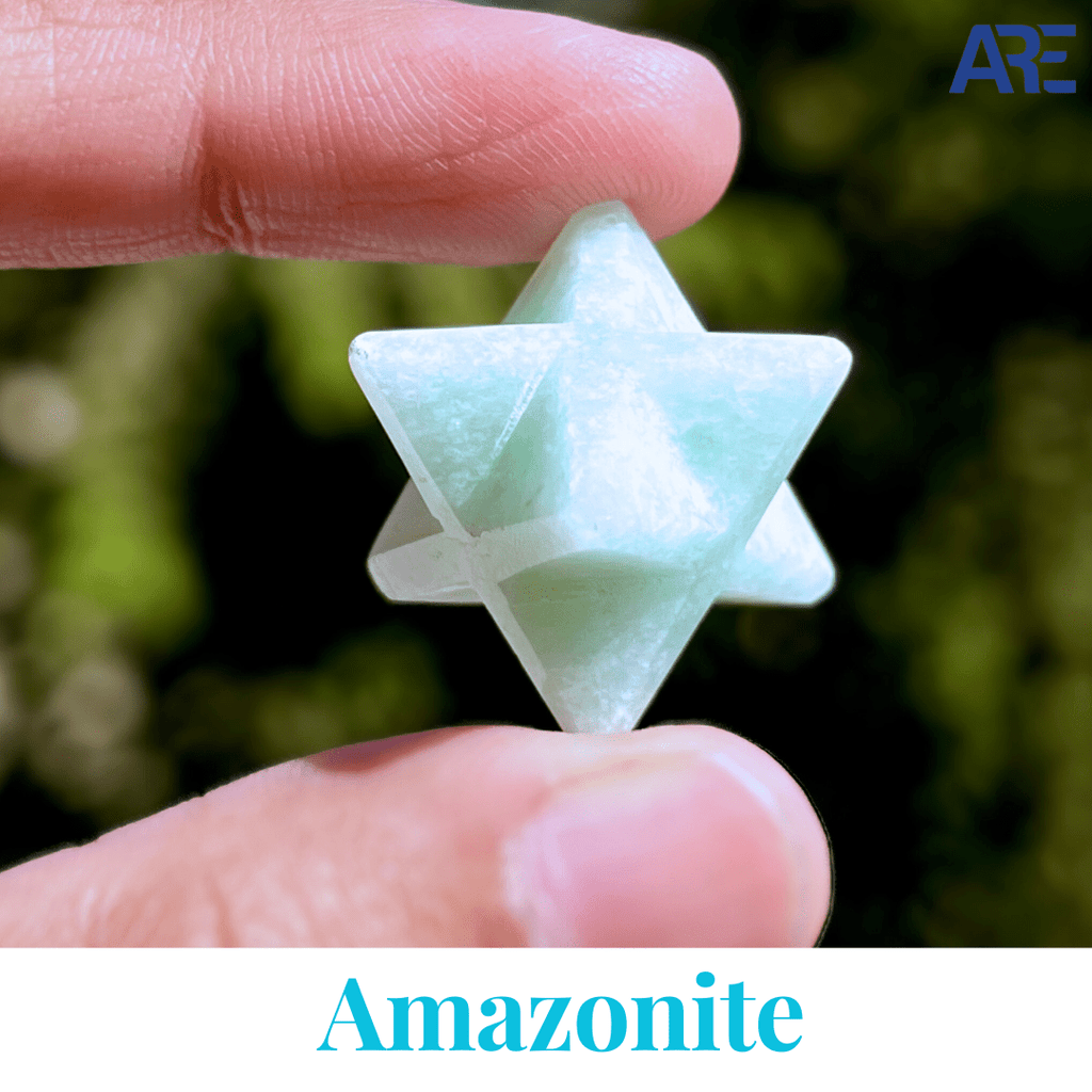 Amazonite Merkaba - AEORA ROCKS INDIA - Healing Crystals superstore
