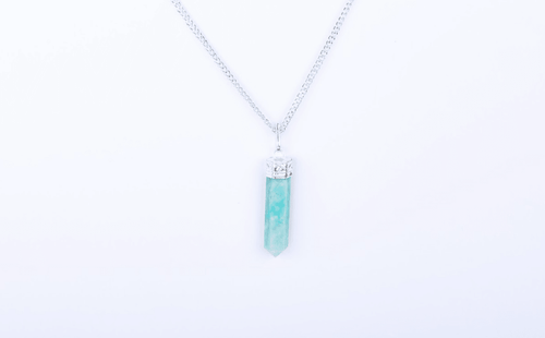 Amazonite Single Point Pendant - Aeora Rocks - AEORA ROCKS INDIA - Healing Crystals superstore