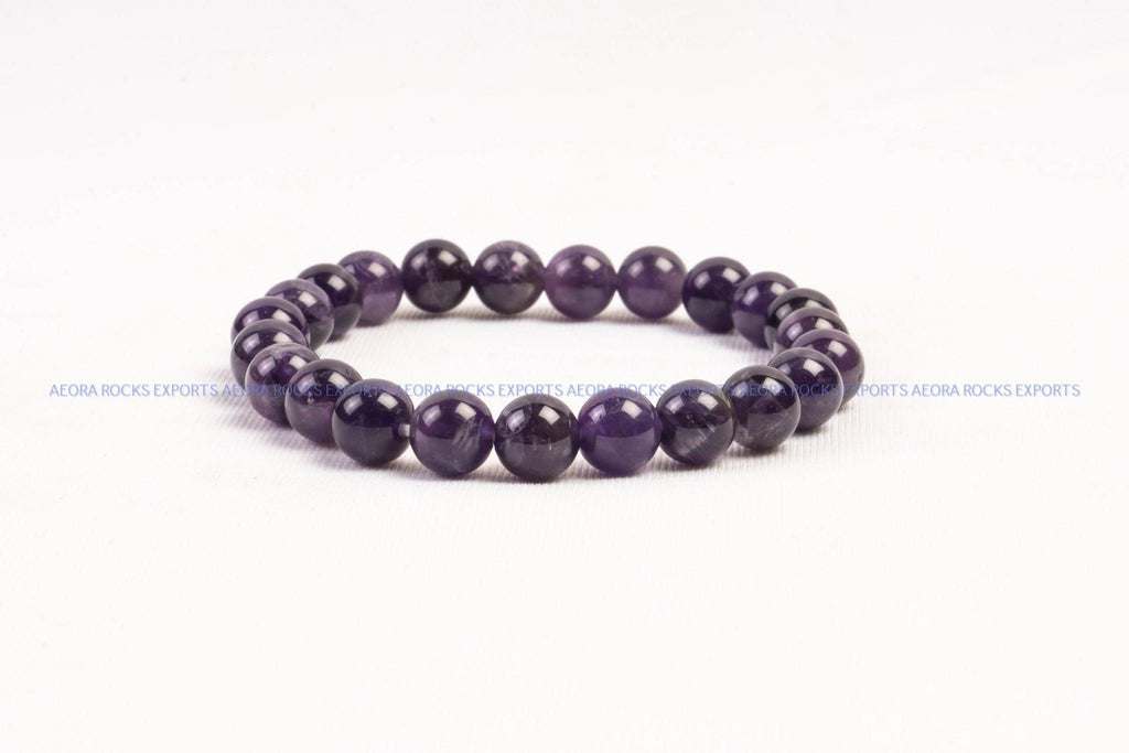 Amethyst Bracelet - AEORA ROCKS INDIA - Healing Crystals superstore