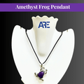Amethyst Frog Pendant - AEORA ROCKS INDIA - Healing Crystals superstore
