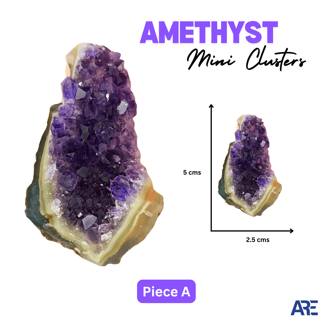 Amethyst Mini Cluster - AEORA ROCKS INDIA - Healing Crystals superstore