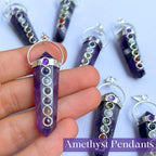 Amethyst Seven Chakra Pendant in India - Aeora Rocks - AEORA ROCKS INDIA - Healing Crystals superstore