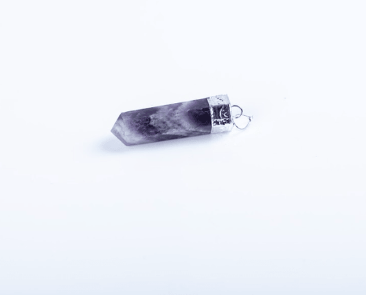 Amethyst Single Point Pendant - AEORA ROCKS INDIA - Healing Crystals superstore