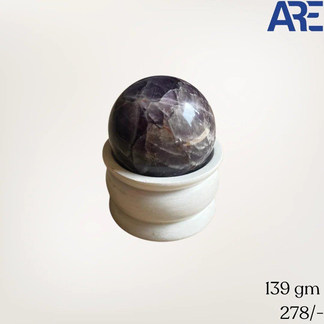 Amethyst Sphere - AEORA ROCKS INDIA - Healing Crystals superstore