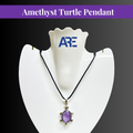 Amethyst Turtle Pendant - AEORA ROCKS INDIA - Healing Crystals superstore