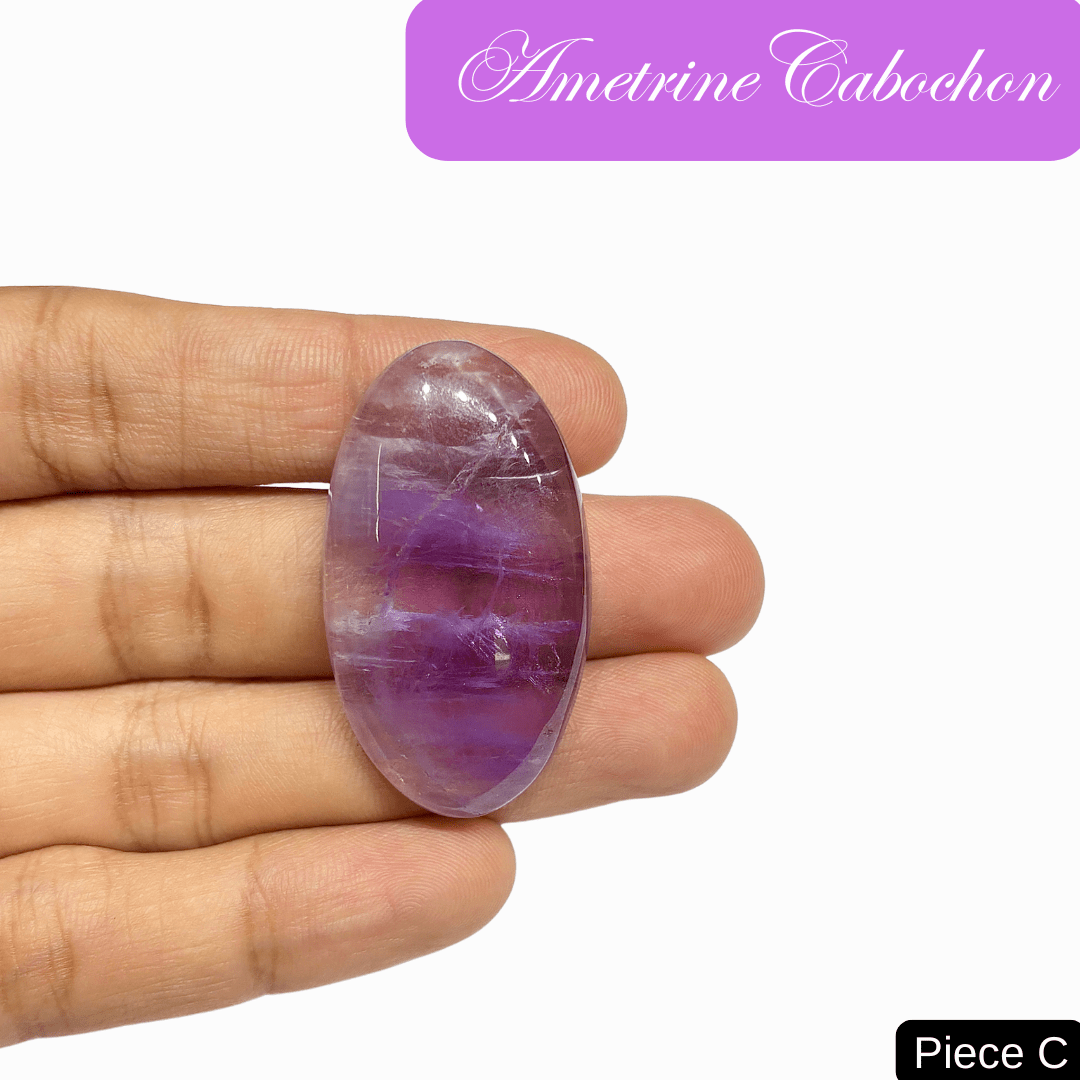 Ametrine Cabochons - AEORA ROCKS INDIA - Healing Crystals superstore