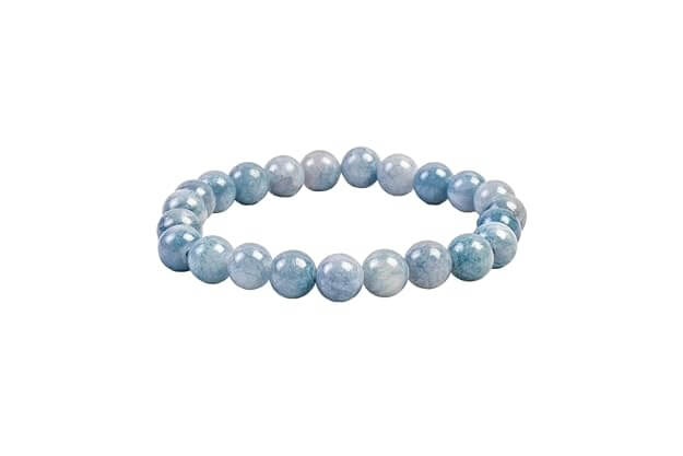 Aquamarine Bead Bracelet - AEORA ROCKS INDIA - Healing Crystals superstore