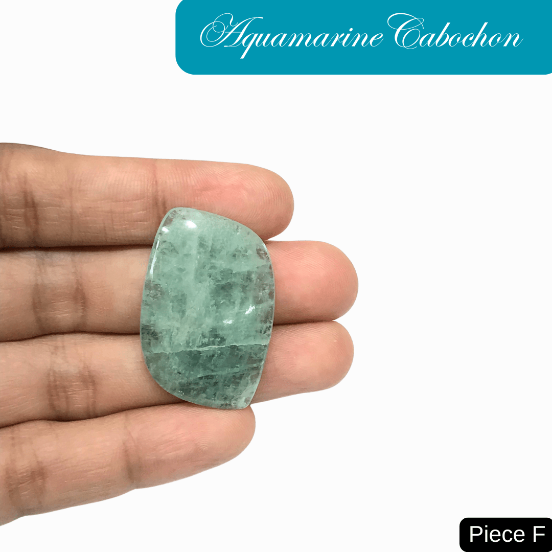 Aquamarine Cabochons - AEORA ROCKS INDIA - Healing Crystals superstore