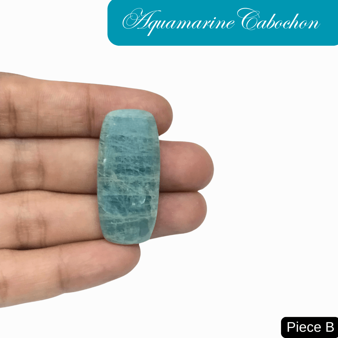 Aquamarine Cabochons - AEORA ROCKS INDIA - Healing Crystals superstore