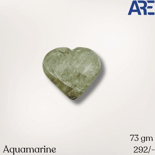 Aquamarine Heart - AEORA ROCKS INDIA - Healing Crystals superstore