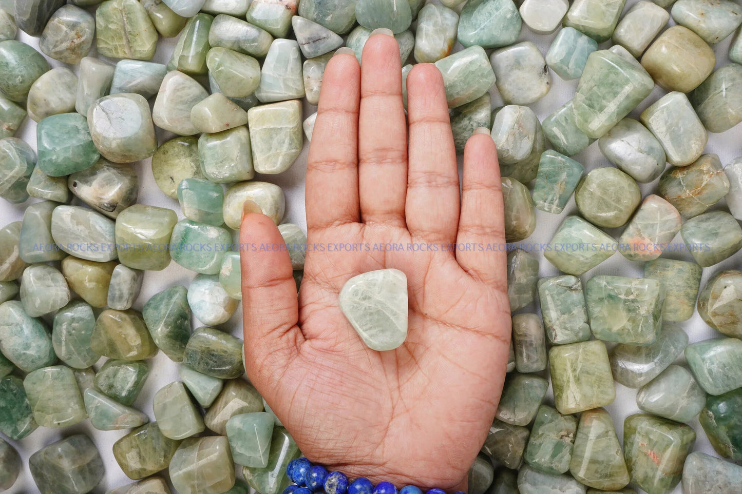 Aquamarine Tumbled Stone in India - Aeora Rocks - AEORA ROCKS INDIA - Healing Crystals superstore