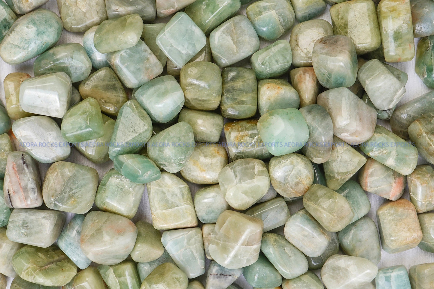 Aquamarine Tumbled Stone in India - Aeora Rocks - AEORA ROCKS INDIA - Healing Crystals superstore