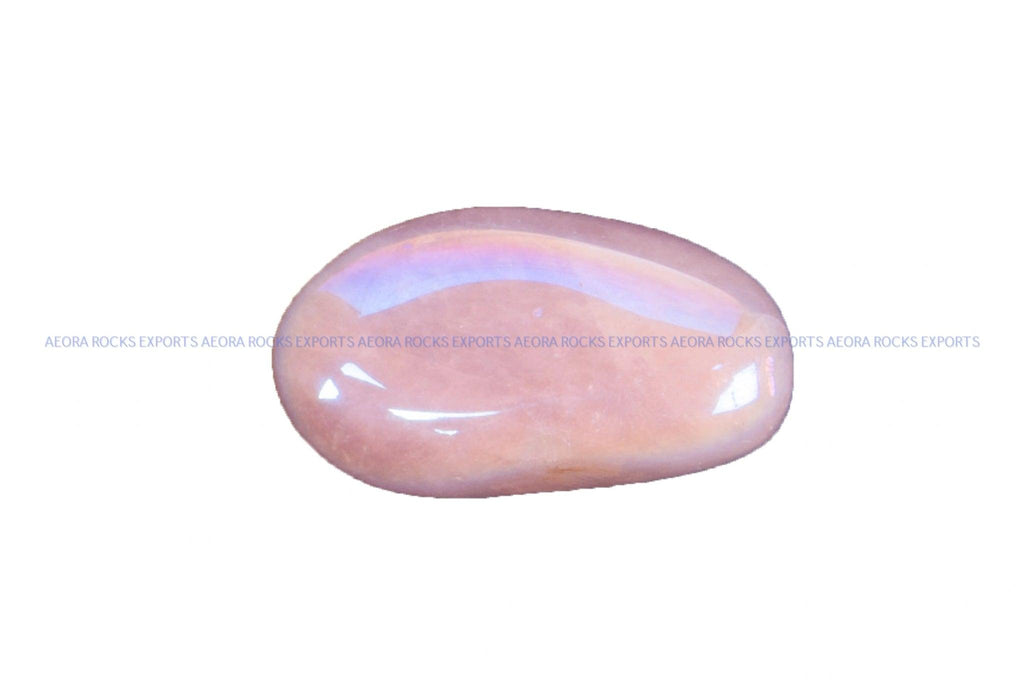 Aura Rose Quartz Tumbled Stone in India - Aeora Rocks - AEORA ROCKS INDIA - Healing Crystals superstore
