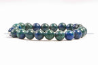 Azurite Malachite 8mm Bead Bracelet in India - Aeora Rocks