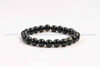 Black Obsidian Bead Bracelet 8mm in India - Aeora Rocks