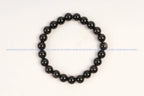 Black Obsidian Bead Bracelet 8mm in India - Aeora Rocks