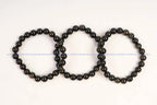 Black Obsidian Bead Bracelet 8mm in India - Aeora Rocks